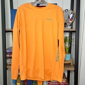 Magellan Outdoors Vibrant Orange Long Sleeve Tee